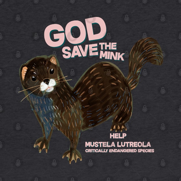 Save the European Mink by belettelepink